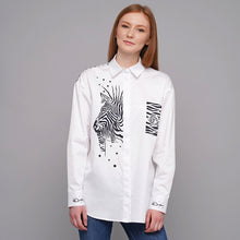 Load image into Gallery viewer, Boyfriend. Black &amp; white zebra.
