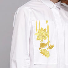 Load image into Gallery viewer, Pockets. Melon yellow flower.
