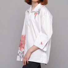 Load image into Gallery viewer, Polo. Berry pink piony.
